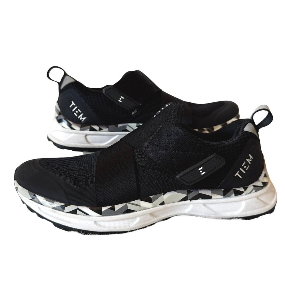 TIEM Black Slip-On Women's Sneakers